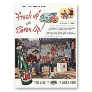 1948 7Up Print Ad | Vacation Trips