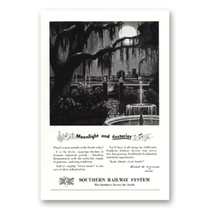 1948 Southern Railway Print Ad | Moonlight Factories