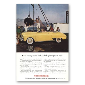 1948 Studebaker Champions Print Ad | Low Swung