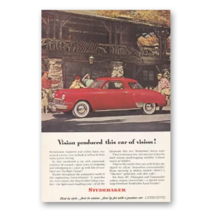 1948 Studebaker Land Cruiser Print Ad | Car Vision