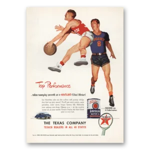 1948 Havoline Motor Oil Print Ad | Top Performance
