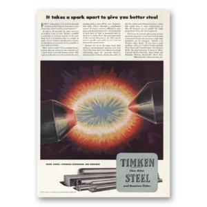 1948 Timken Roller Bearings Print Ad | Spark Apart