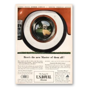 1948 US Royal Tires Print Ad | New Master