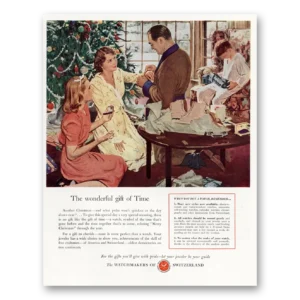 1948 Watchmakers of Switzerland Print Ad | Wonderful Gift