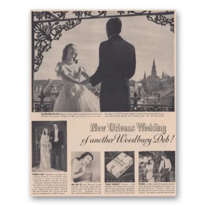 1948 Woodbury Facial Soap Print Ad | New Orleans Wedding