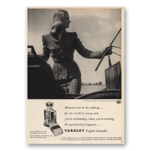 1948 Yardley Print Ad | Memories Are In The Making