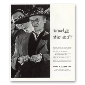 1948 Young & Rubicam Print Ad | Hat Off