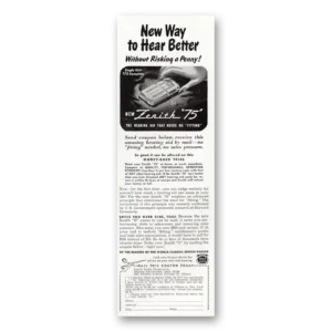 1948 Zenith Hearing Aid Print Ad | Hear Better