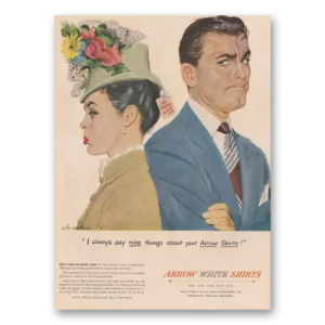 1949 Arrow Shirts Print Ad | Nice Things