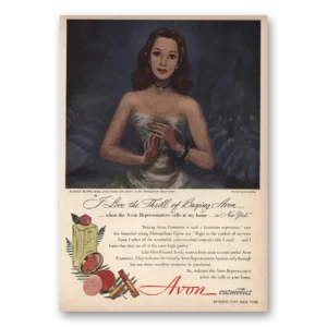 1949 Avon Print Ad | Thrill