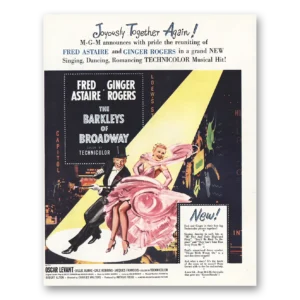 1949 Metro Goldwyn Mayer Print Ad | Barkleys Of Broadway