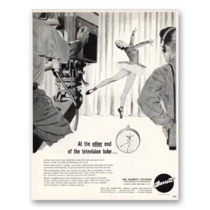 1949 Barrett Print Ad | Television Tube
