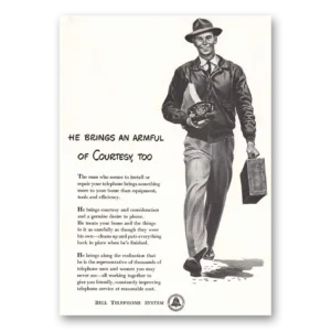 1949 Bell Telephone Print Ad | Armful