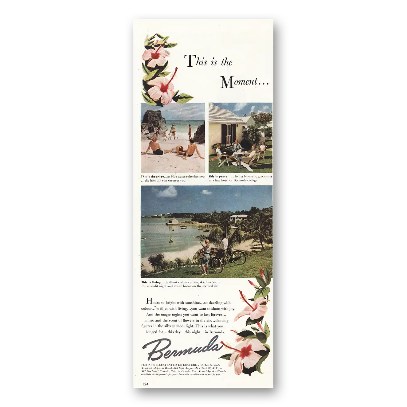 1949 Bermuda Print Ad | This Is Moment