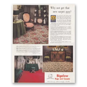 1949 Bigelow Carpet Print Ad | Carpet Now
