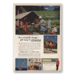 1949 Canada Print Ad | Outdoor Bake