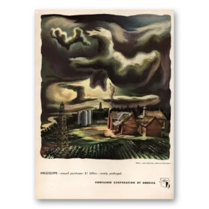 1949 Container Corporation of America Print Ad | Mississippi