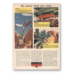 1949 Cutler Hammer Print Ad | Tankers Trains