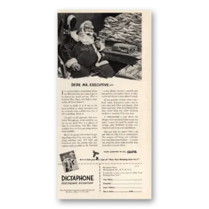 1949 Dictaphone Print Ad | Dear Mr Executive