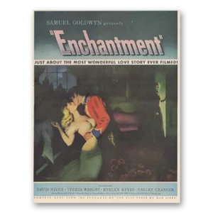1949 Enchantment Movie Promo Print Ad | David Niven