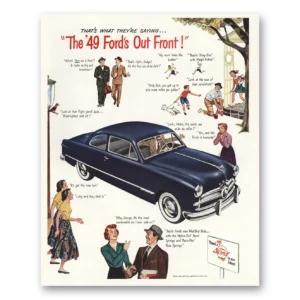 1949 Ford Print Ad | Out Front