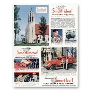 1949 Ford Trucks Print Ad | Carillonic Bells