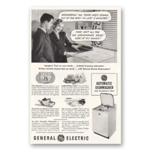 1949 General Electric Dishwasher Print Ad | Ge Wonderful