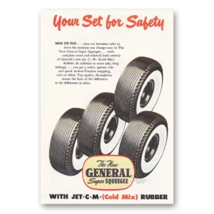 1949 General Tire Print Ad | Super Squeegee
