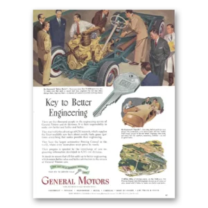 1949 General Motors Print Ad | Better Engineering