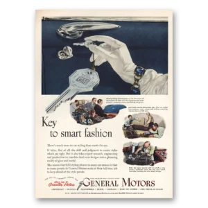 1949 General Motors Print Ad | Smart Fashion