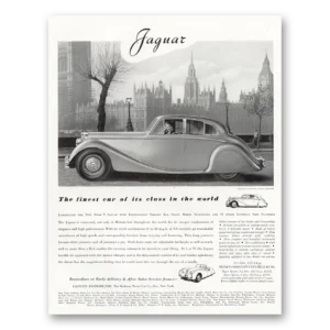 1949 Jaguar Print Ad | Finest Car