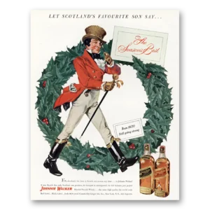 1949 Johnnie Walker Print Ad | Seasons Best