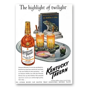 1949 Kentucky Tavern Whiskey Print Ad | Highlight Twilight