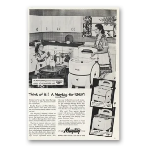 1949 Maytag Washer Print Ad | Chieftain Washer