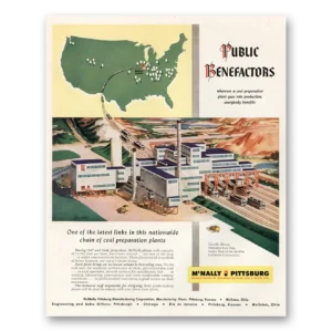 1949 McNally Pittsburg Print Ad | Public Benefactors