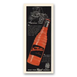 1949 Nesbitts Orange Drink Print Ad | American Firsts