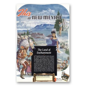 1949 New Mexico Print Ad | Willard Andrews
