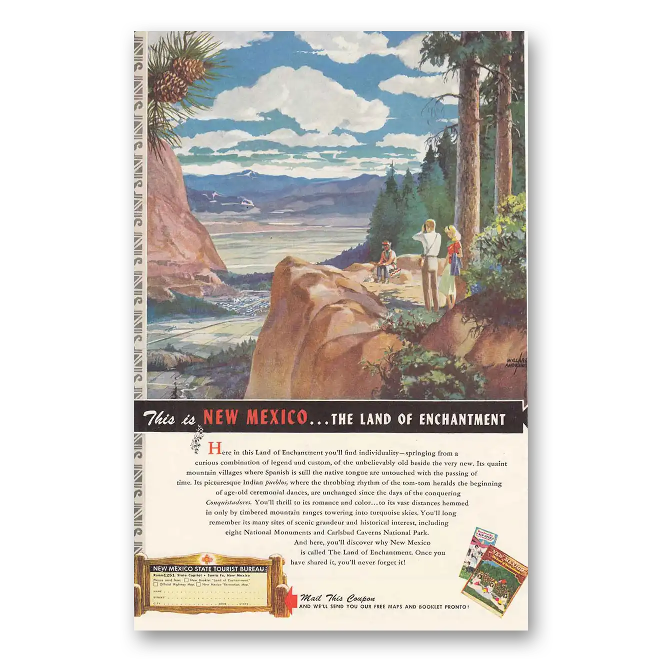 1949 New Mexico Print Ad | New Mexico
