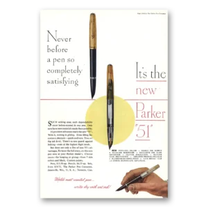 1949 Parker 51 Pen Print Ad | Unknown