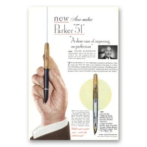 1949 Parker 51 Pen Print Ad | Aero Metric
