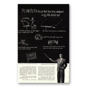 1949 Plymouth Print Ad | Car That Likes