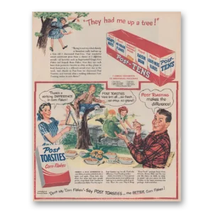 1949 Post Toasties Print Ad | They Had Me