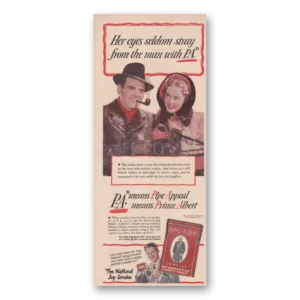 1949 Prince Albert Tobacco Print Ad | Crimp Cut
