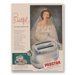 1949 Proctor Toaster Print Ad | Pop Up