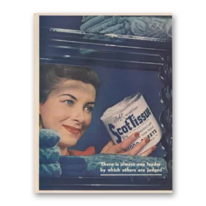 1949 Scot Tissue Print Ad | One Leader