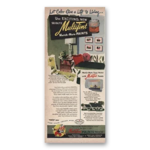 1949 Seidlitz Paint Print Ad | Multitint Match