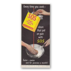 1949 SOS Scouring Pads Print Ad | You Cook