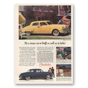 1949 Studebaker Land Cruiser Print Ad | Dream Car