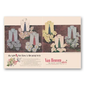 1949 Van Heusen Shirts Print Ad | Tra La