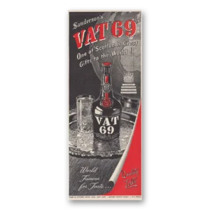 1949 VAT69 Print Ad | Scotlands